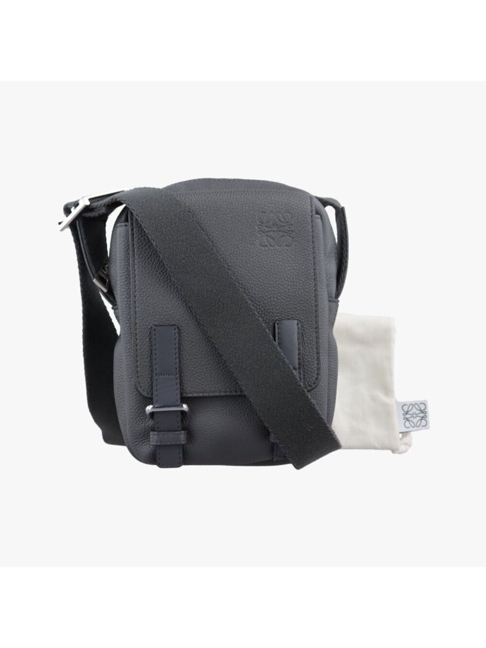 Loewe Military Gray Leather